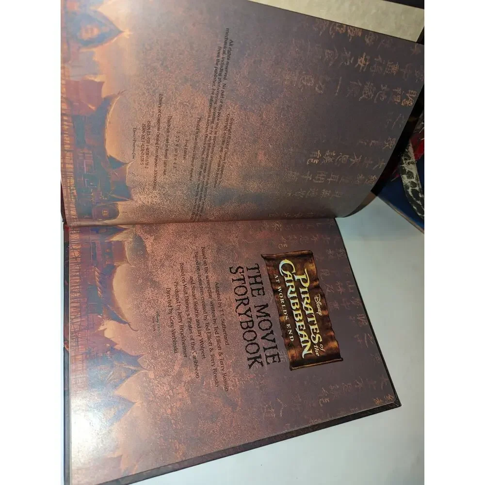 2 Disney Pirates of the Caribbean Books The Secret Files Movie Storybook